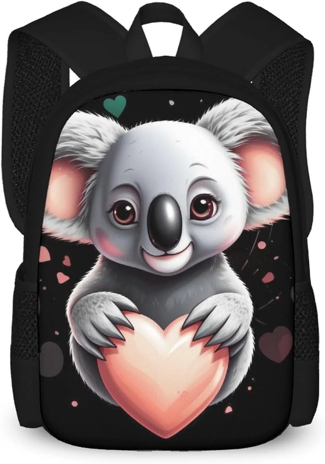 SWEET TANG Funny Backpack 3D Print Outdoor Sports Hiking Backpack, Compatible with Love Cute Koala Bear Lightweight Anti Theft Backpack with Mesh Pockets for Textbook Bottles