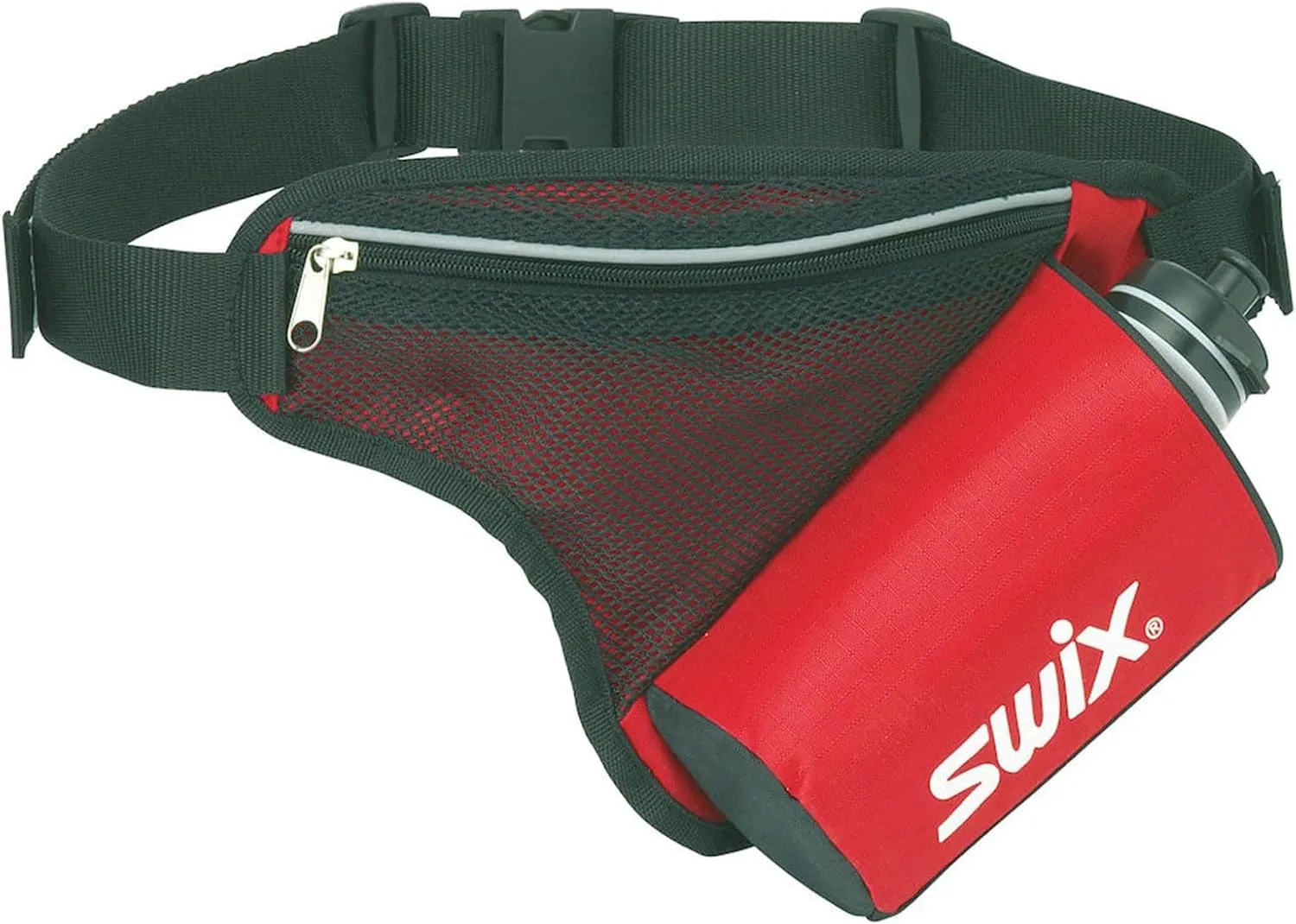 Swix Drink Belt - Compact Durable Multi-Activity Outdoor Adjustable Waist Pack with Insulated Bottle Holder (16oz Bottle Included)