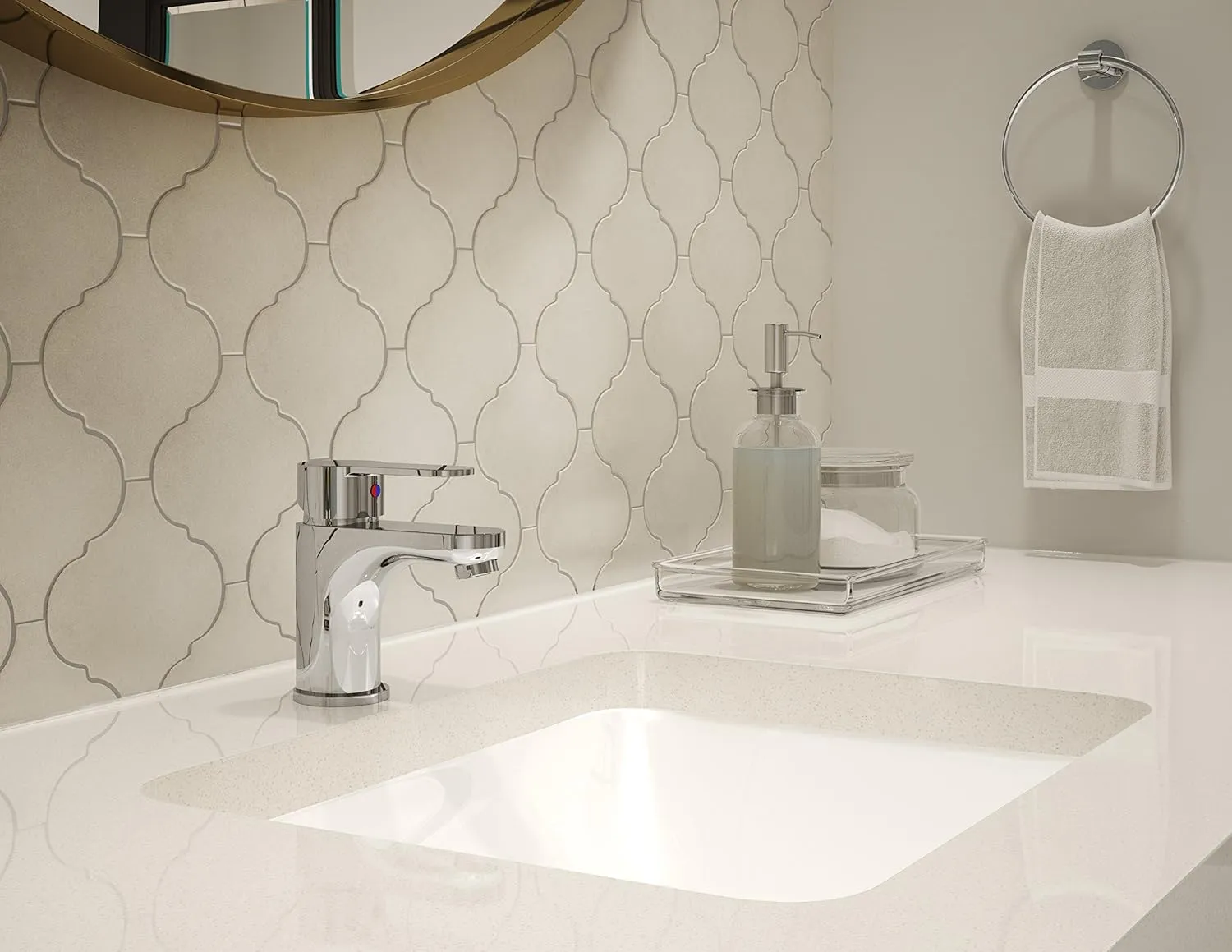 Symmons SLS-6712-1.5 Identity Single Hole Single-Handle Bathroom Faucet with Drain Assembly in Polished Chrome (1.5 GPM)