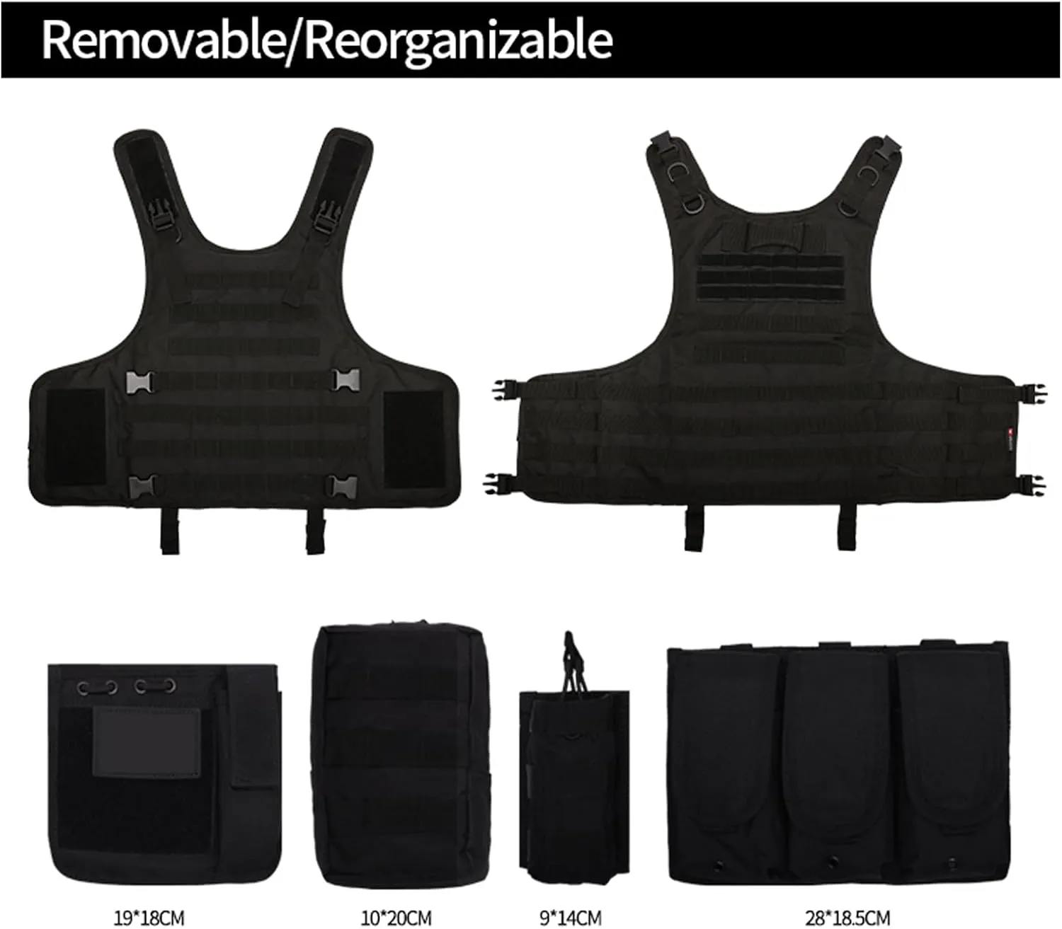 Tactical Airsoft Vest Outdoors CS Game Vest Adjustable Adult Suitable for Train