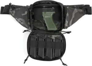 Tactical Fanny Pack Pistol Pouch Ultimate Fanny Pack Holster Fits 1911, Glock, H&K, Ruger, S&W M&P Shield, Taurus, Sig Sauer, Springfield, Beretta, Kimber, Walther, and More