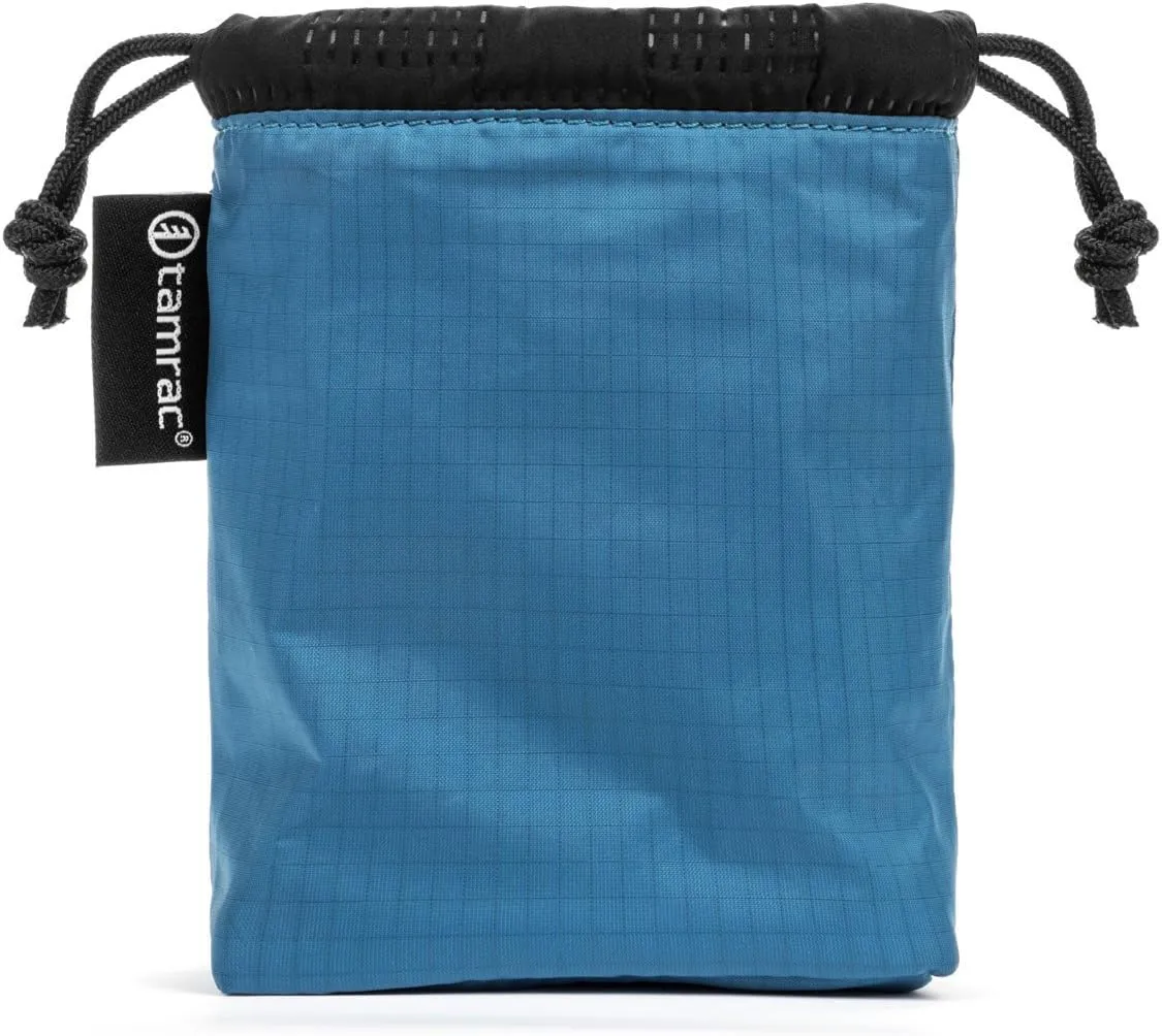 Tamrac Goblin Body Pouch .4 |Lens Bag, Drawstring, Quilted, Easy-to-Access Protection - Ocean
