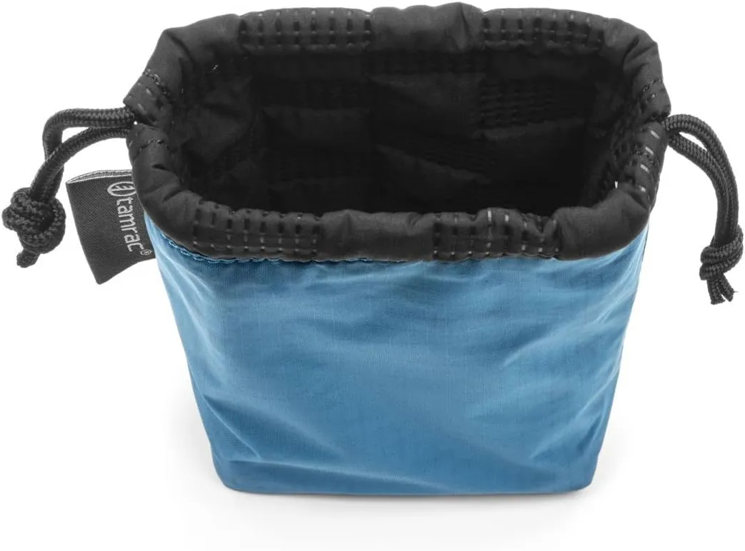 Tamrac Goblin Body Pouch .4 |Lens Bag, Drawstring, Quilted, Easy-to-Access Protection - Ocean