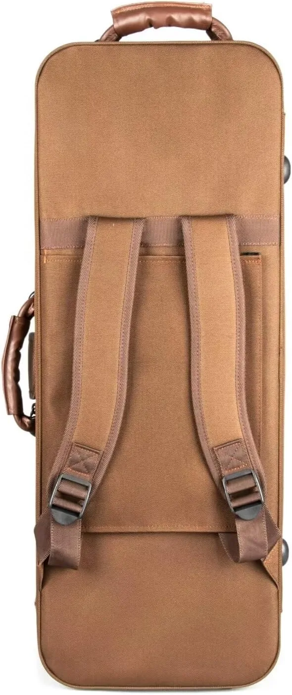 Tenor Saxophone Case With Wheels, Tenor Sax Roller Bag, Tenor Sax Backpack, Thicken Padded Shoulder Strap, Handle Strap Sax Accessories Carrying Bag