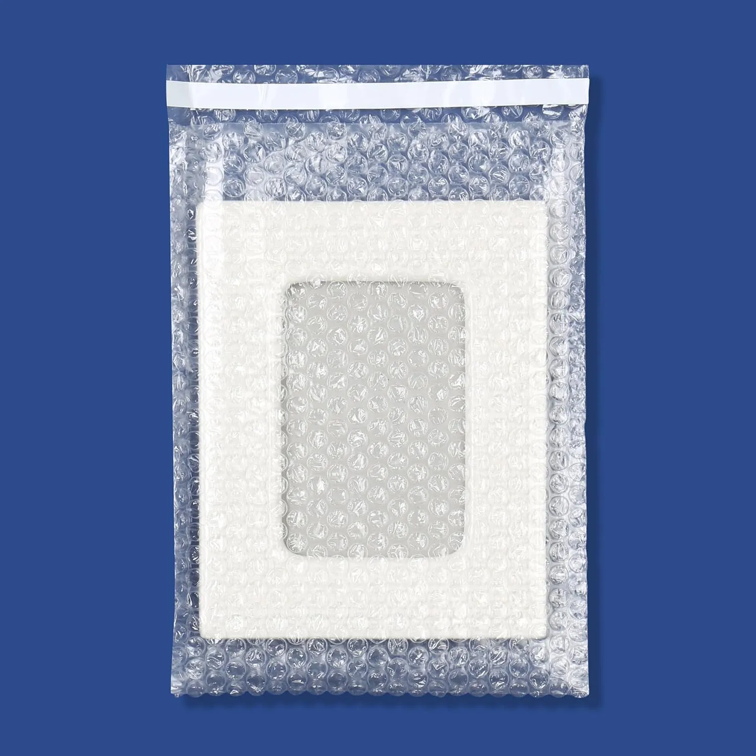 The Boxery 10.5x13" Clear Self-Sealing Bubble Out Bag Pouches -100 Pack- Bubble Cushion Wrap Bags for Packing, Storage, Moving, and Shipping fragile items