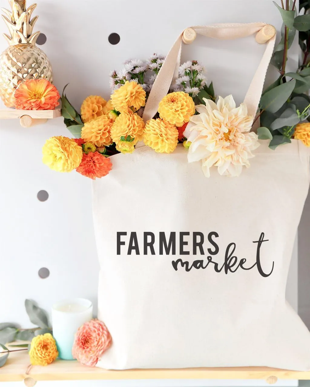The Cotton & Canvas Co. Beach, Grocery, Farmers Market, Shopping and Travel Reusable Shoulder Tote and Handbag …