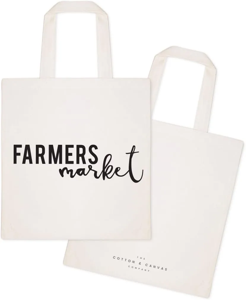 The Cotton & Canvas Co. Beach, Grocery, Farmers Market, Shopping and Travel Reusable Shoulder Tote and Handbag …