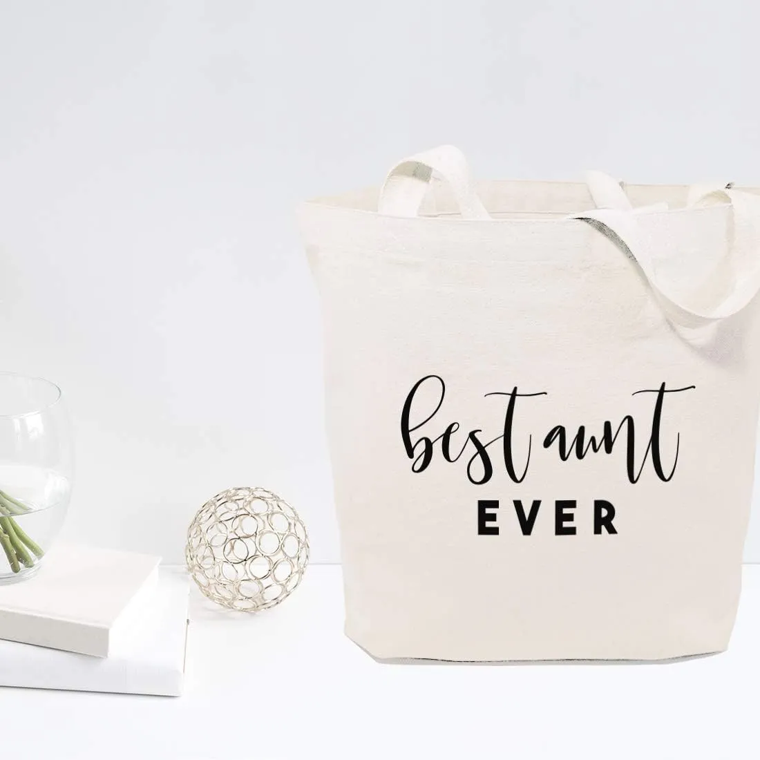The Cotton & Canvas Co. Best Ever Beach, Shopping and Travel Reusable Shoulder Tote and Handbag