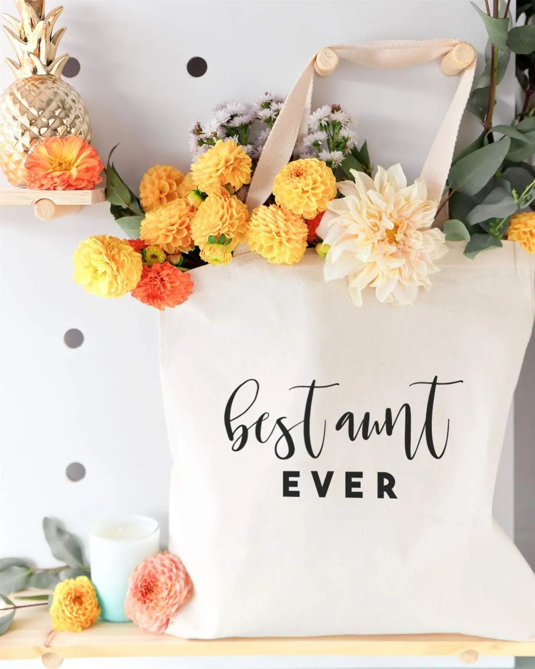 The Cotton & Canvas Co. Best Ever Beach, Shopping and Travel Reusable Shoulder Tote and Handbag