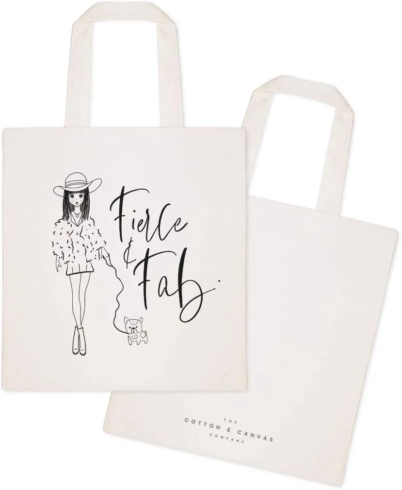 The Cotton & Canvas Co. Fashion Girl Beach, Shopping and Travel Reusable Shoulder Tote and Handbag