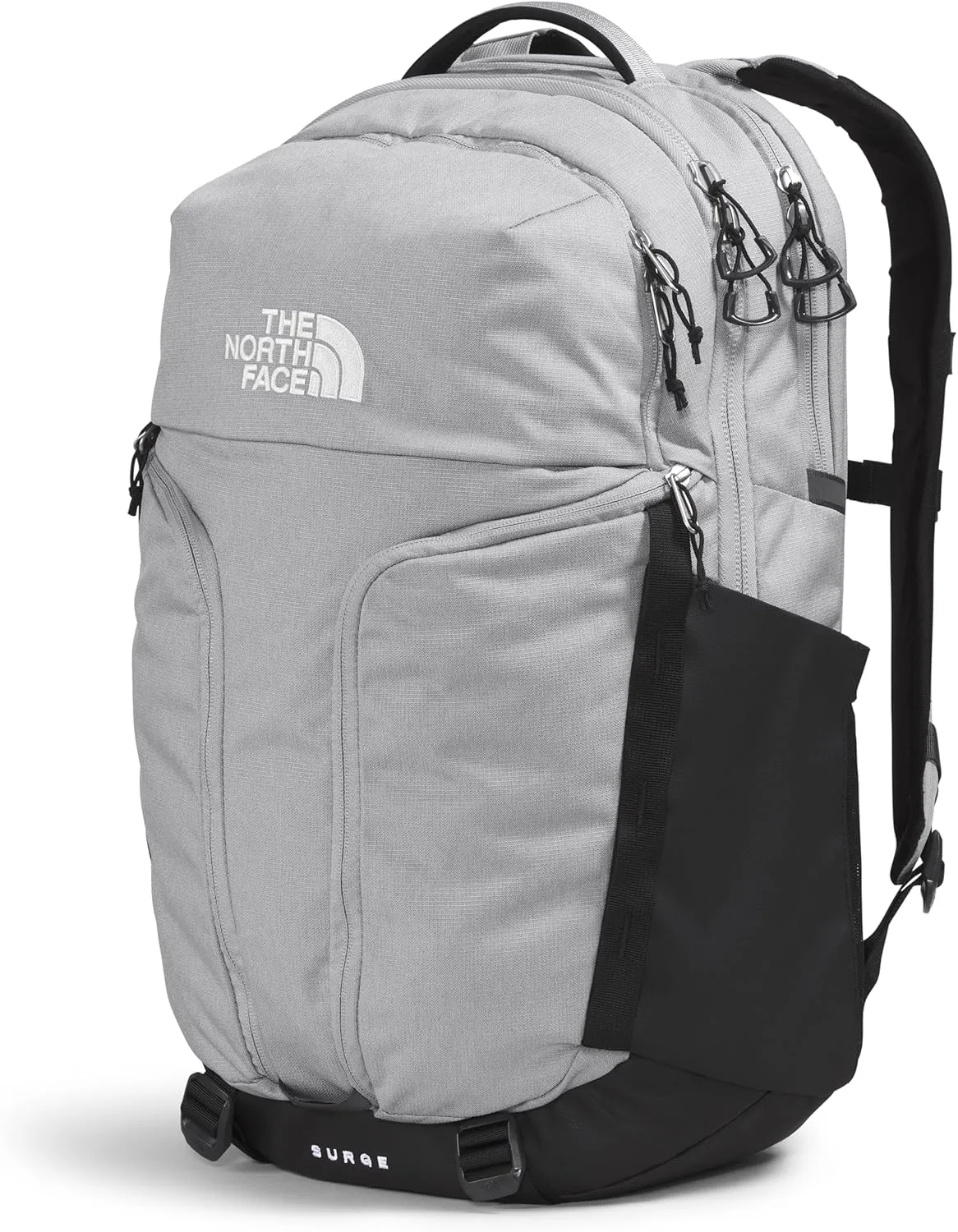 THE NORTH FACE Surge Commuter Laptop Backpack, Meld Grey Dark Heather/TNF Black-NPF, One Size