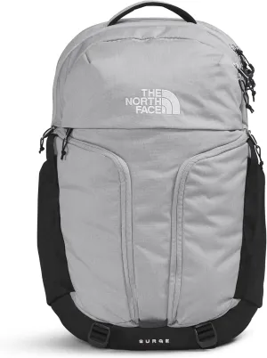 THE NORTH FACE Surge Commuter Laptop Backpack, Meld Grey Dark Heather/TNF Black-NPF, One Size