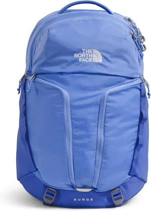 THE NORTH FACE Women's Surge Commuter Laptop Backpack - PFAS Free, Virtual Blue/Indigo Plum, One Size