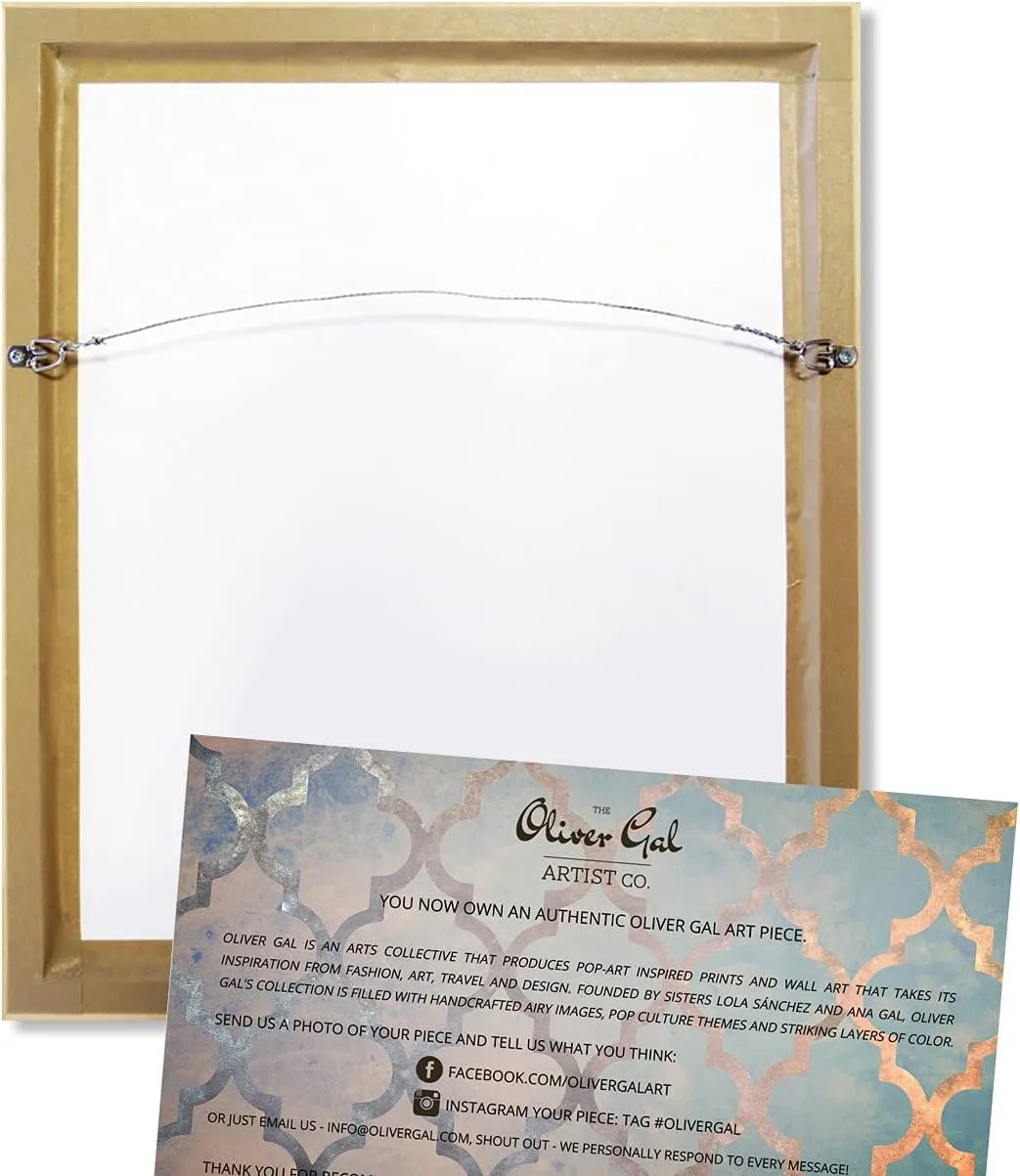 The Oliver Gal Artist Co. Fashion and Glam Framed Wall Art Canvas Prints 'Gifted Beauty' Handbags Home Décor, 30 in x 30 in, Black, White