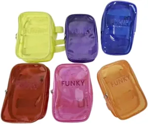 Thigh Bag| Leg Harness |Waist Pouch| Clear Colorful Carnival Bag for Hiking Travel| Fanny Pack with adjustable straps and buckles|4 in1 convertible design| Clear (Neon Green)