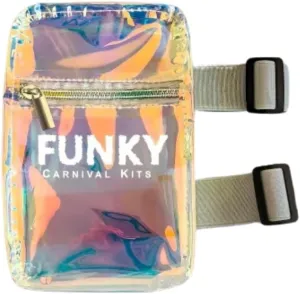 Thigh Bag|Carnival Leg Bag|Rave Leg Harness for Women | Festival Thigh Bag|Outdoor Thigh Pouch|J'ouvert Leg Pack with Adjustable Straps| Irridescent