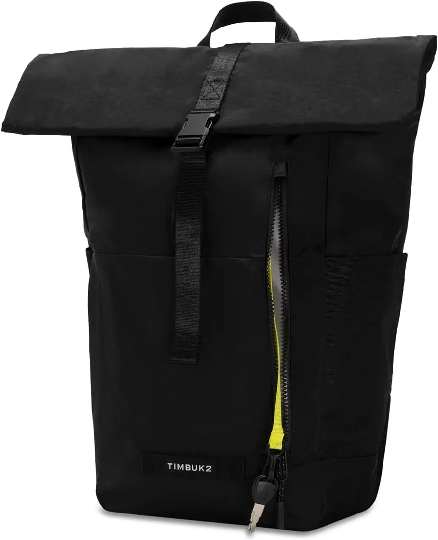 Timbuk2 Tuck Pack - Roll Top, Water-Resistant Laptop Backpack, Eco Black