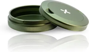 TinX Premium Zyn Metal Can Features Twist Lock and Knurled Sides | Prevent Spillage and Strong Grip | SNUS Metal Can | Pill Container | Airtight Container | Green SNUS Can