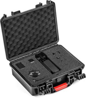 Tomat Osmo Pocket 3 Hard Case, DIY Waterproof Carrying Case Travel Bag for DJI OSMO Pocket 3/Osmo Mobile 6 Creator Combo/Osmo Action 5/4 Camera Accessories with Straps