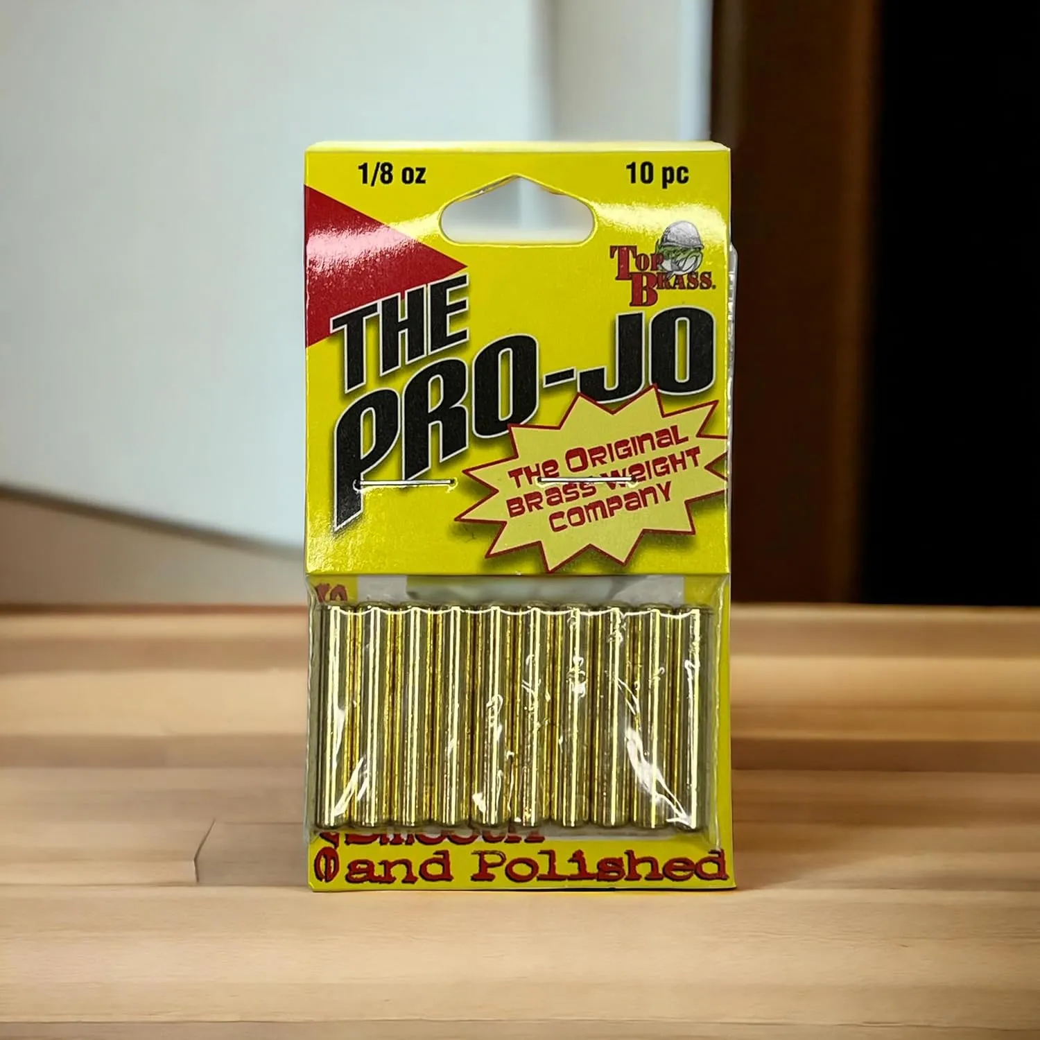 Top Brass Pro-Jo Brass Fishing Sinkers Six Packages, Perfect for Carolina, Finesse, Drop Shot, Split Shot Rigs