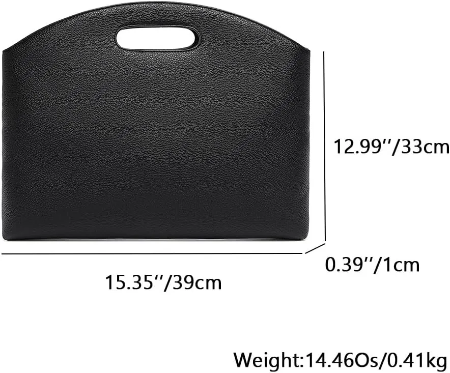 Top-Handle Bag with Sleek Design, Fits Laptops, Legal Size Documents and More - Perfect for Work or School
