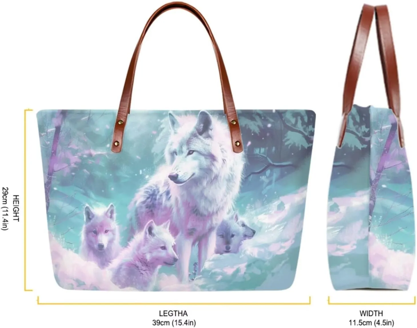 Top Handle Purse for Women, Large Tote Handbag With PU Wallet Set