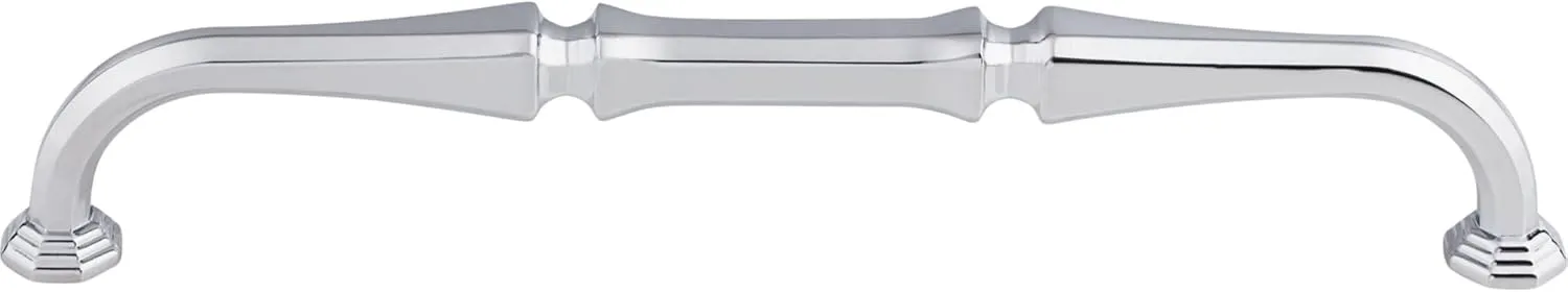Top Knobs TK343 Chalet 7 Inch Center to Center Handle Cabinet Pull from The Chareau Collection - Polished Chrome