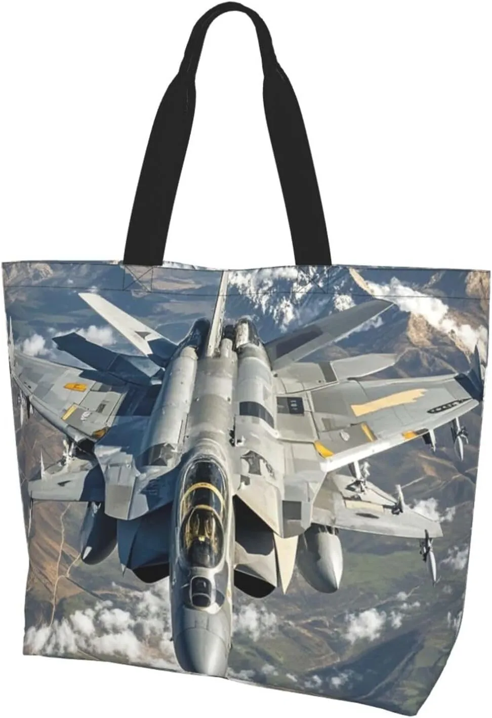 Tote Bag for Women Beach Lighthouse Grocery Bag Foldable Shopping Bags Reusable Large Tote Bag