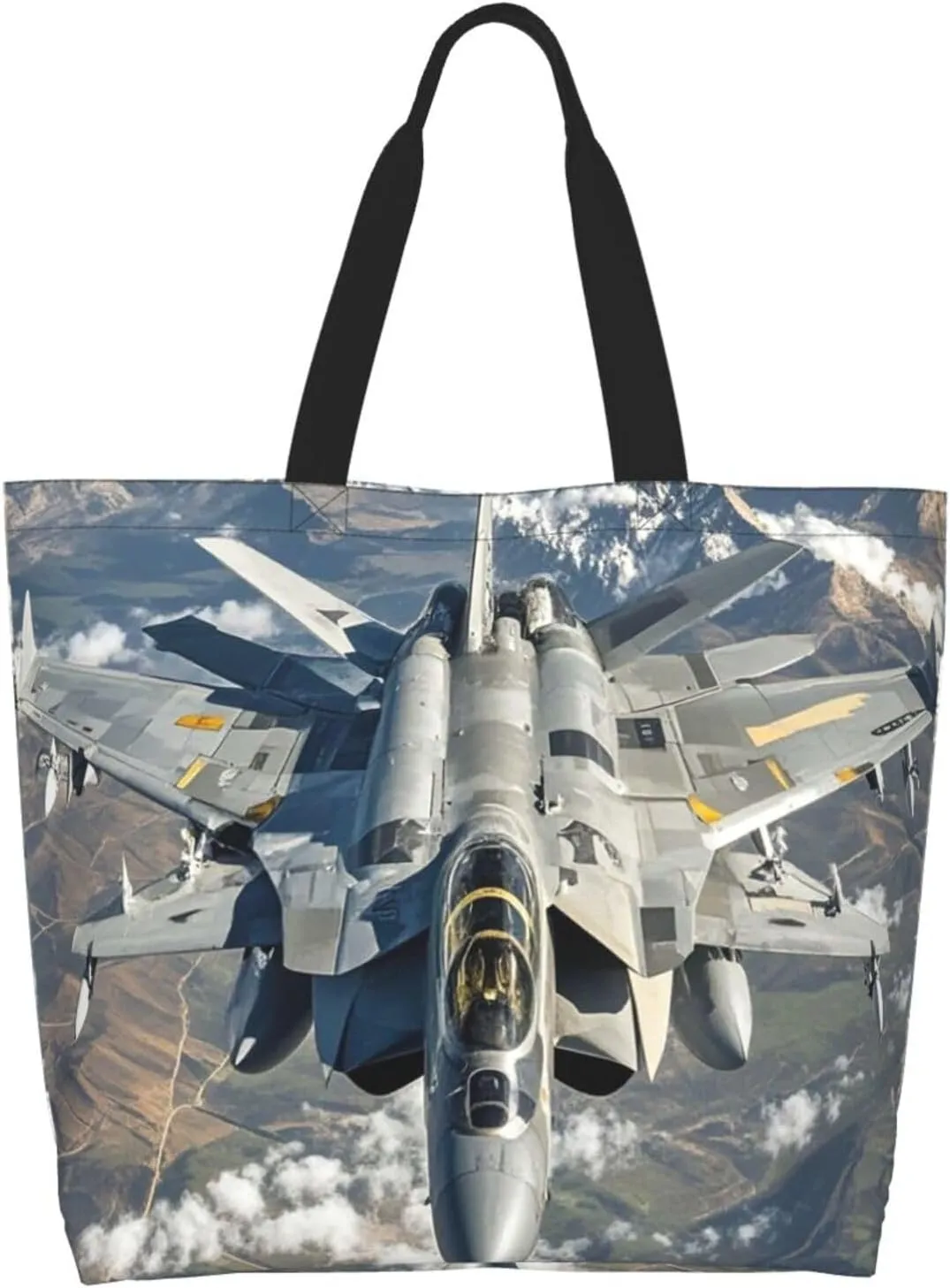 Tote Bag for Women Beach Lighthouse Grocery Bag Foldable Shopping Bags Reusable Large Tote Bag