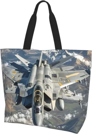 Tote Bag for Women Beach Lighthouse Grocery Bag Foldable Shopping Bags Reusable Large Tote Bag