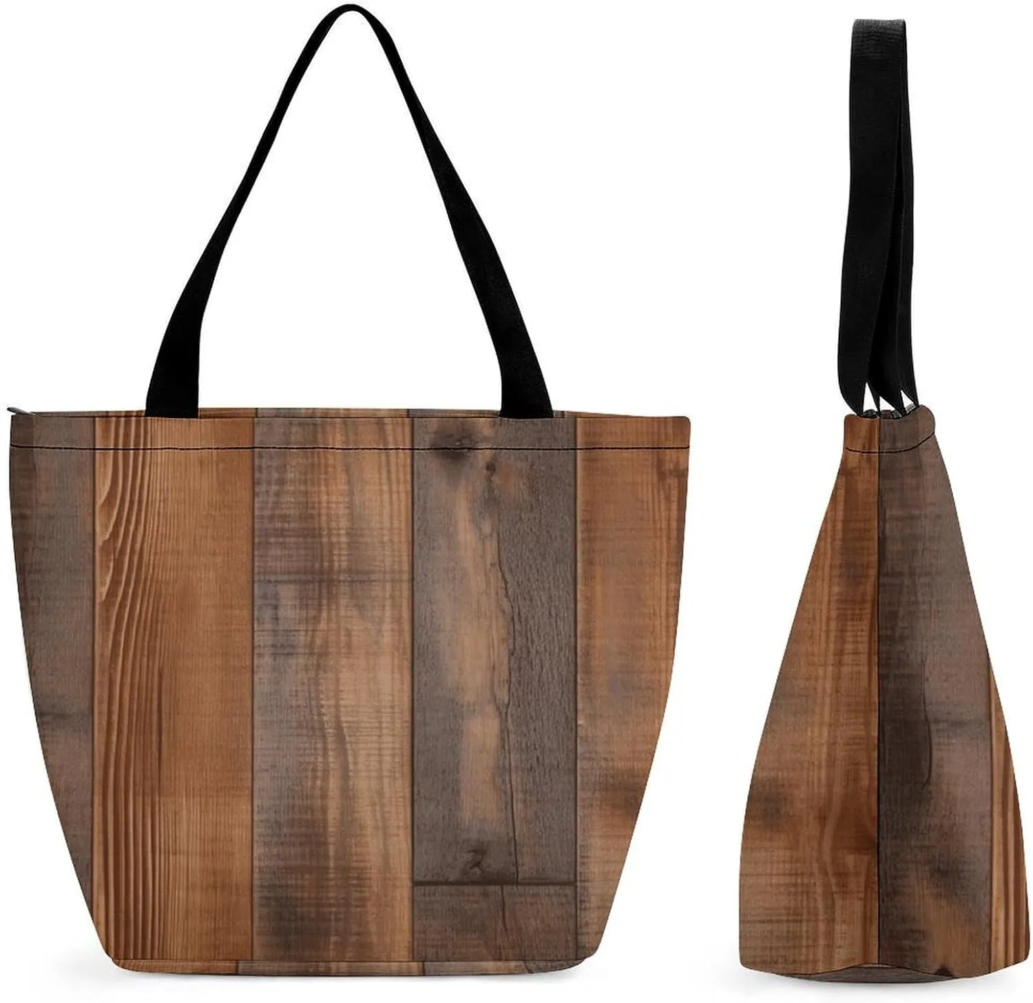 Tote Bag for Women Grocery Bag Blue Pattern Foldable Shopping Bags Reusable Large Tote Bag