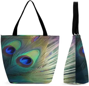 Tote Bag for Women Grocery Bag Hearts Foldable Shopping Bags Reusable Large Tote Bag