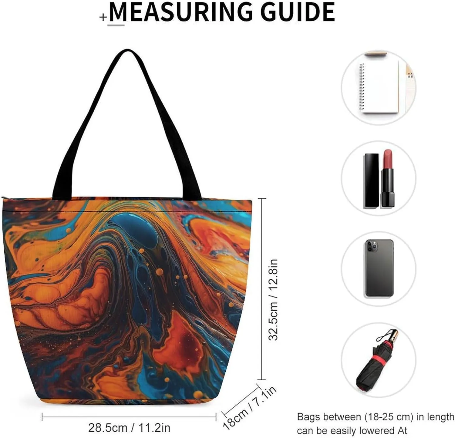 Tote Bag for Women Grocery Bag Lighthouse at Sunset Foldable Shopping Bags Reusable Large Tote Bag