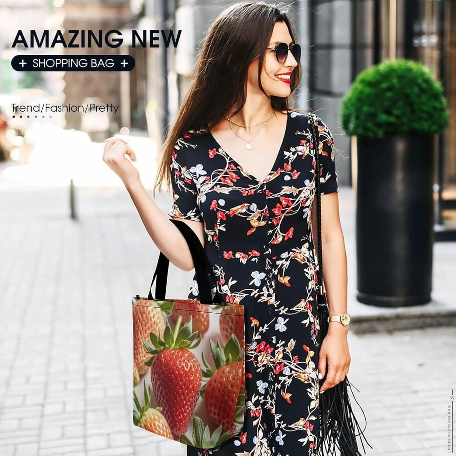 Tote Bag for Women Grocery Bag Special Ethnic Patterns Foldable Shopping Bags Reusable Large Tote Bag