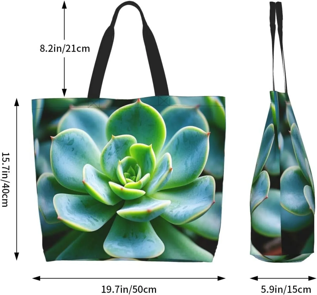 Tote Bag for Women Sunflower Field Sunset Grocery Bag Foldable Shopping Bags Reusable Large Tote Bag