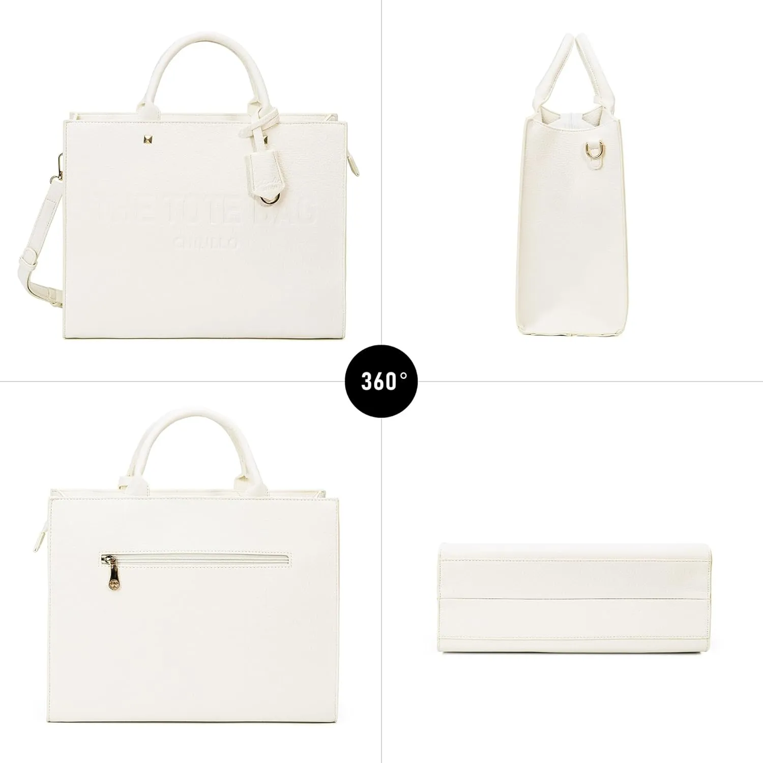 Tote Bag for Women, Top Handle Stachel Purse and Handbags with Shoulder Strap