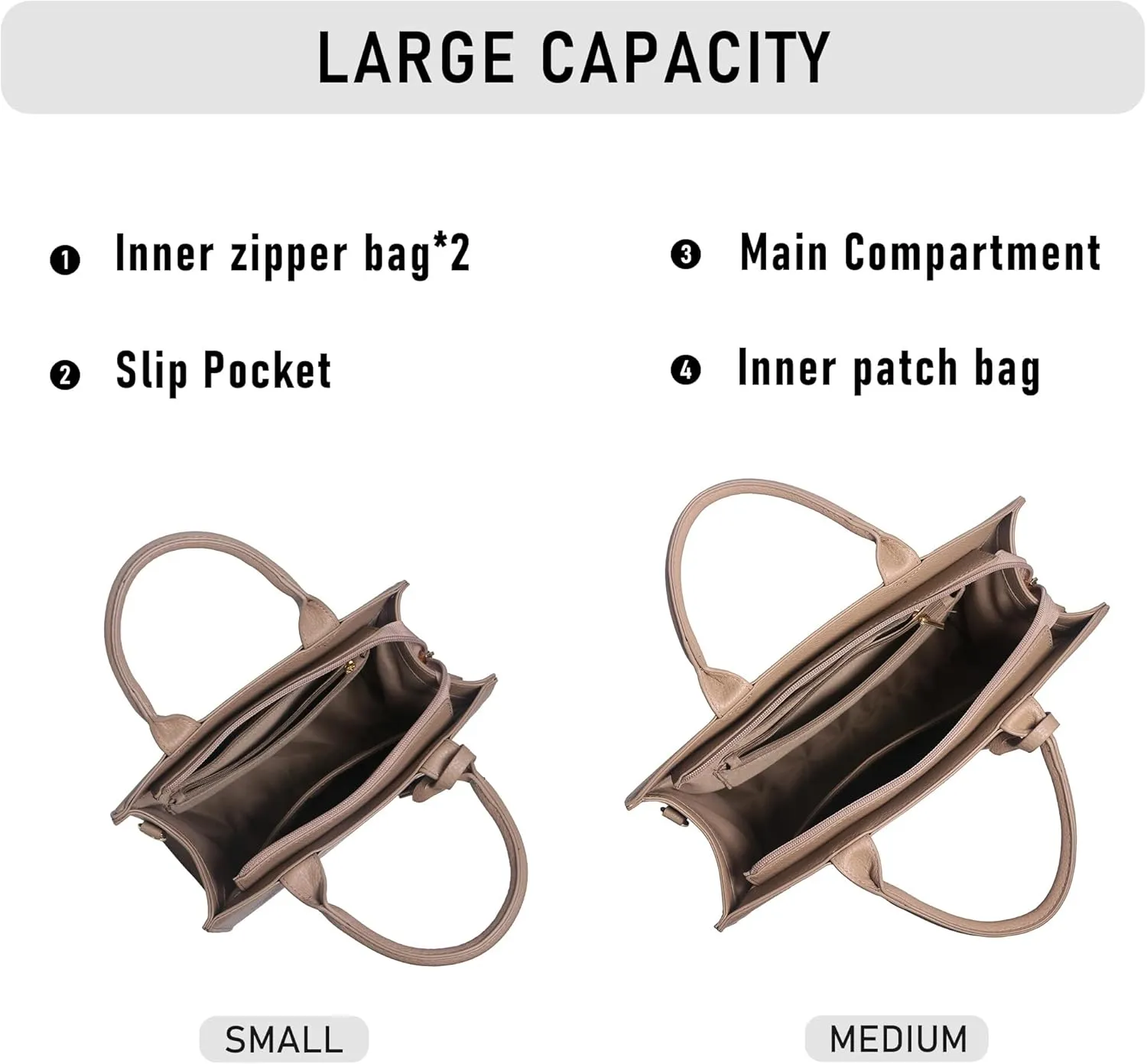 Tote Bag for Women, Top Handle Stachel Purse and Handbags with Shoulder Strap