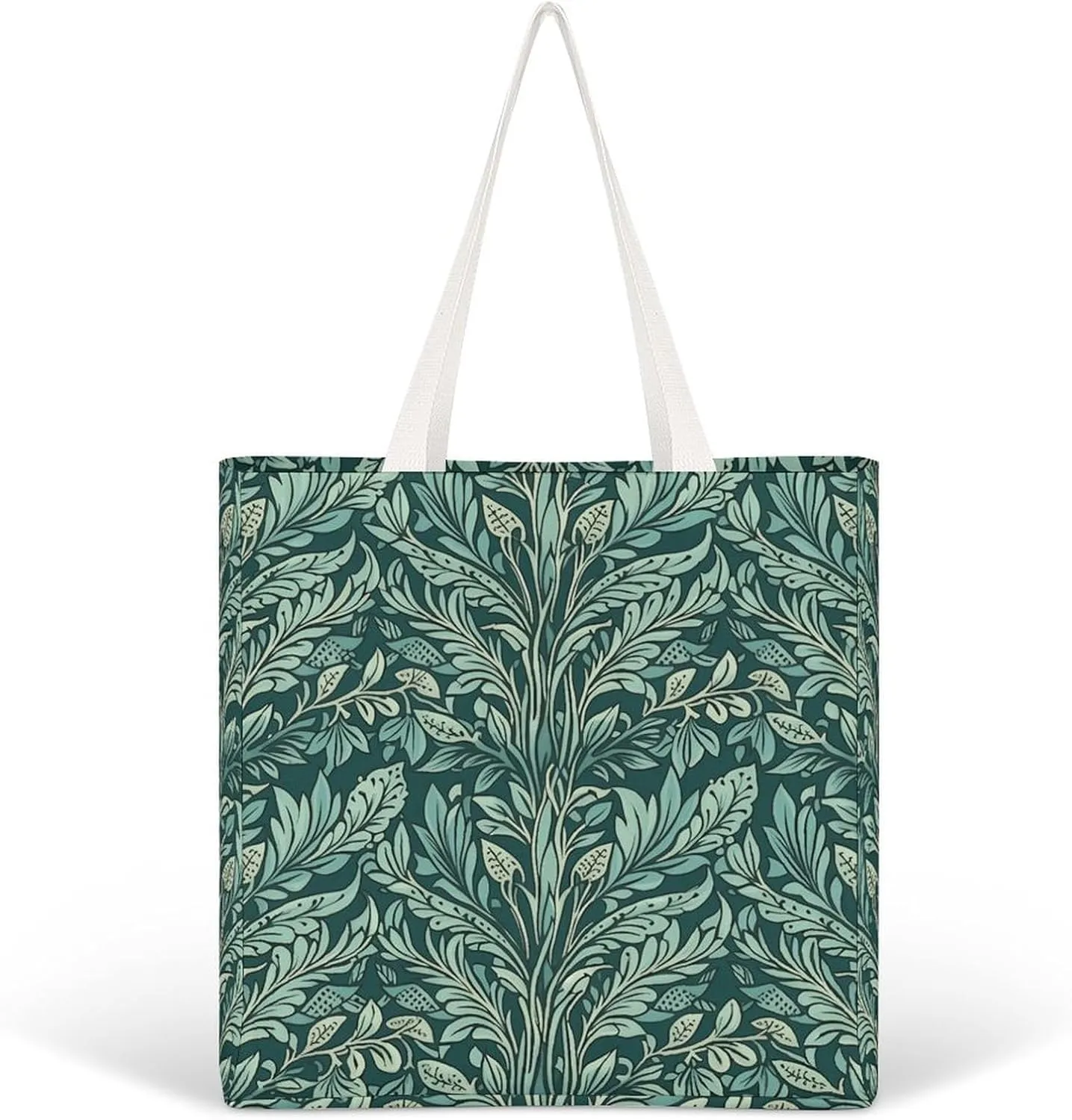 Tote Bag Laptop Handbag On Flowering Tree Grocery Bag Canvas Shoulder Bag Crossbody Bag for Travel