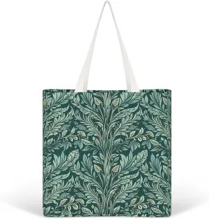Tote Bag Laptop Handbag On Flowering Tree Grocery Bag Canvas Shoulder Bag Crossbody Bag for Travel
