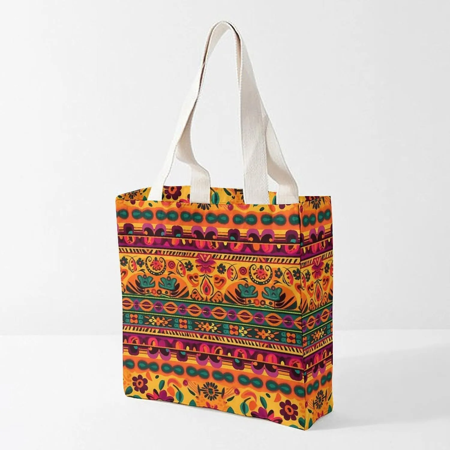 Tote Bag Laptop Handbag Small Animals Grocery Bag Canvas Shoulder Bag Crossbody Bag for Travel