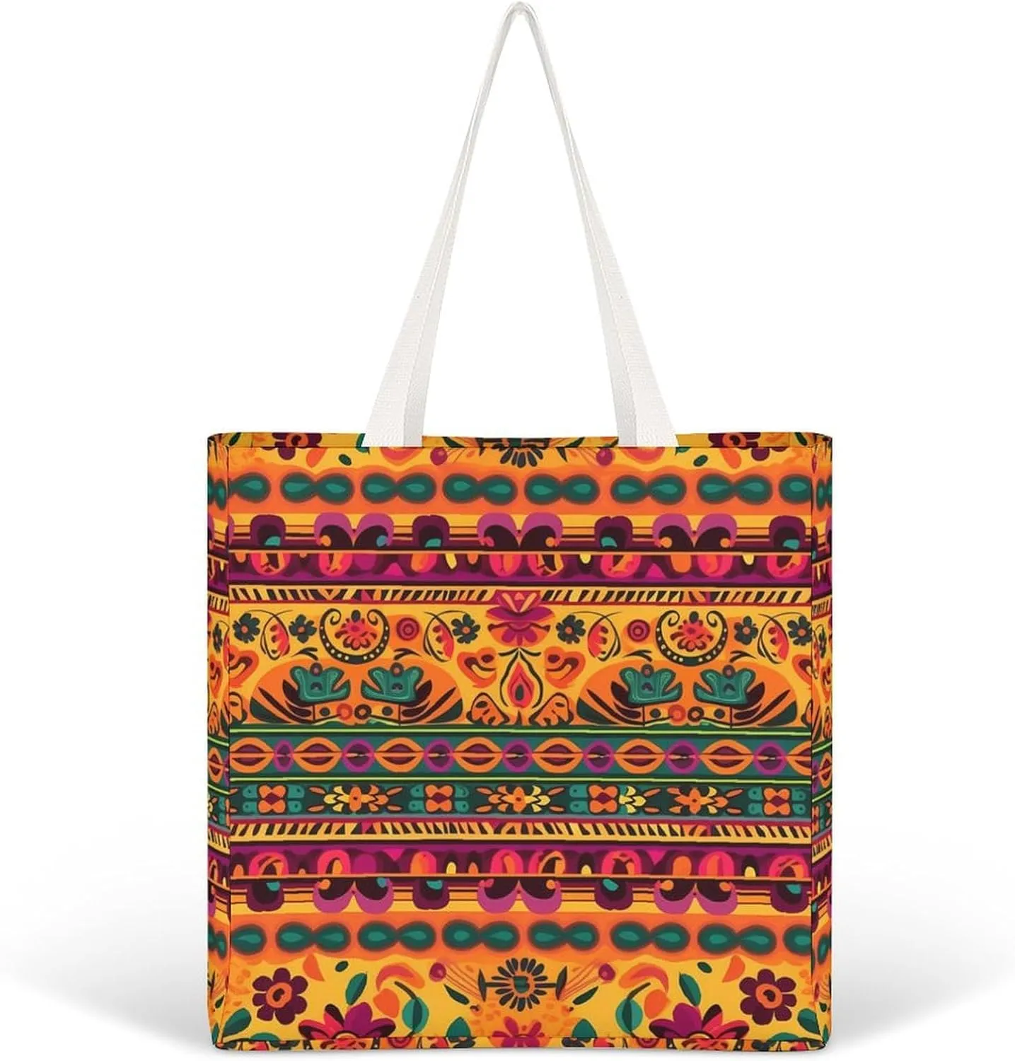Tote Bag Laptop Handbag Small Animals Grocery Bag Canvas Shoulder Bag Crossbody Bag for Travel