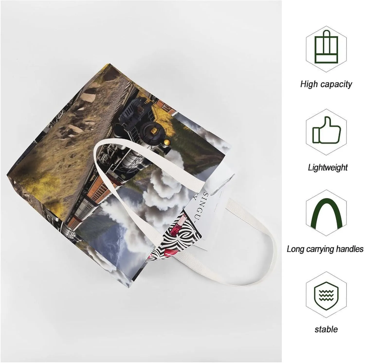 Tote Bag Laptop Handbag Teal And Gold Marble Grocery Bag Canvas Shoulder Bag Crossbody Bag for Travel