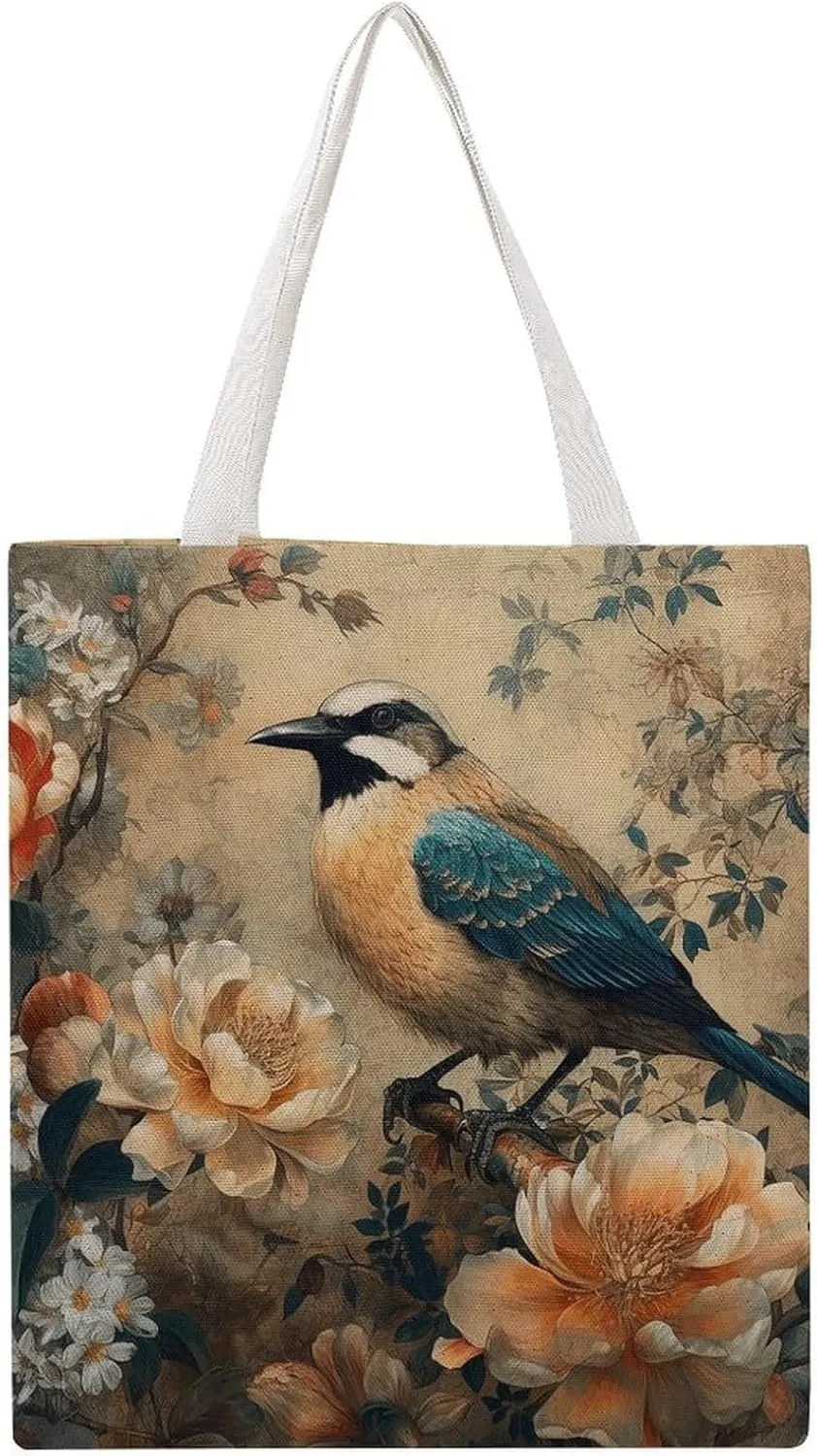 Tote Bag Laptop Handbag Wild Elk Grocery Bag Canvas Shoulder Bag Crossbody Bag for Travel
