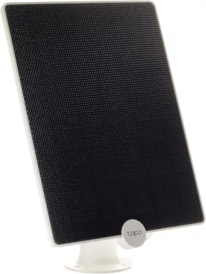 TP-Link Solar Panel A200, Compatible with Tapo MagCam C425, Tapo C420, Long-Lasting Charging Power with High-Efficiency Solar Cells, IP65 Weatherproof, 360 Adjustable Angle