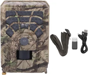 Trail Camera 5MP 2560 x 1440 IP56 Camera 0.8s Photographing IR Hunting Game Camera for Wildlife Monitoring Deer Hunting
