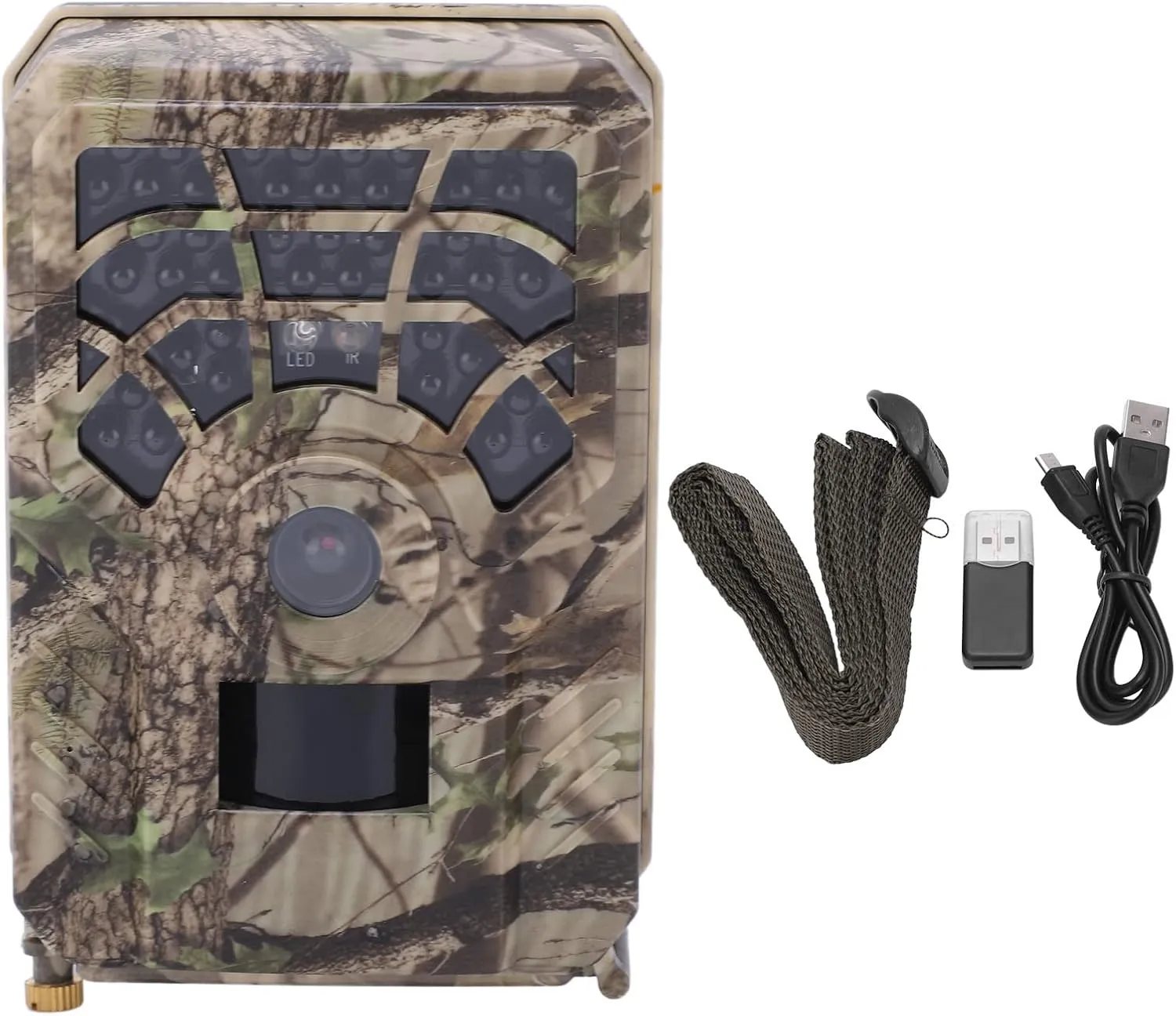 Trail Camera 5MP 2560 x 1440 IP56 Camera 0.8s Photographing IR Hunting Game Camera for Wildlife Monitoring Deer Hunting