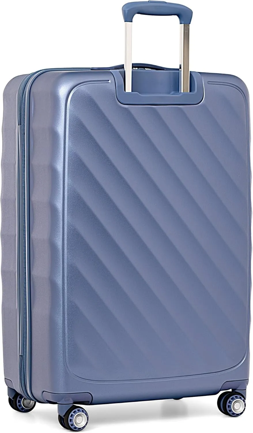 Traveler's Choice Elm Expandable Spinner Luggage, Matte Navy, 2 Piece Set