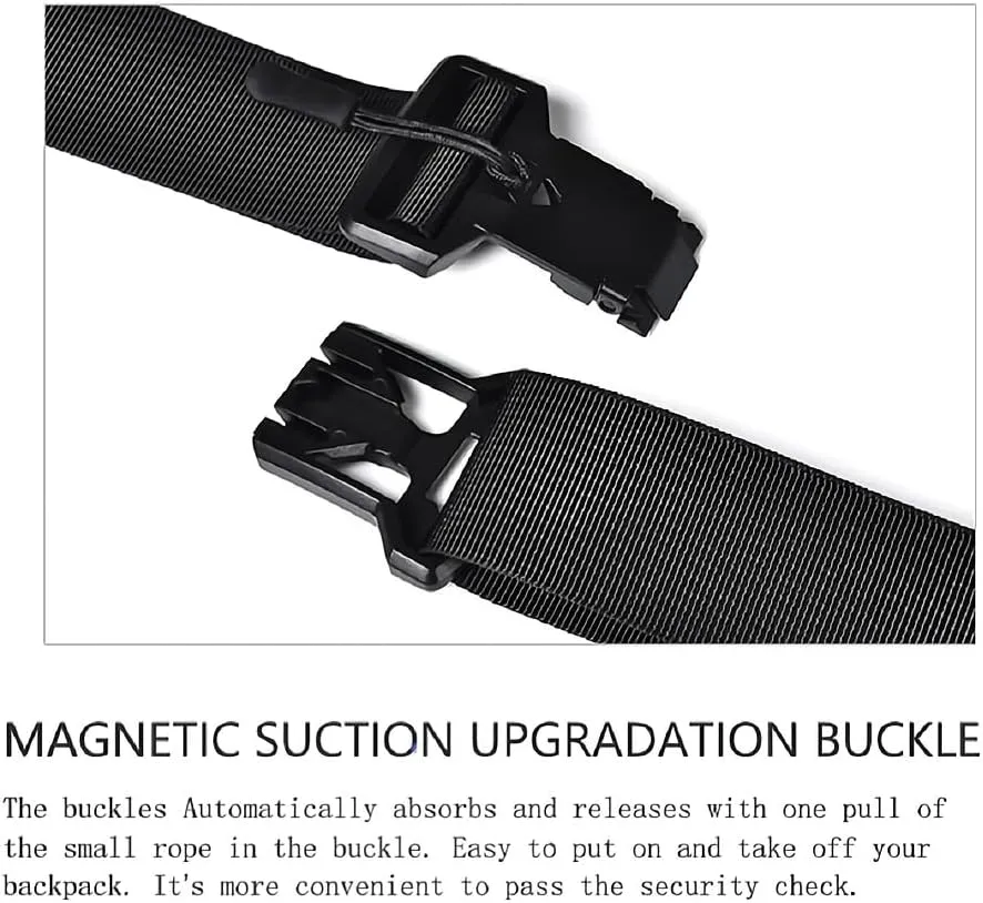 Trendy Montage Crossbody Bags for wen women, Upgrade Buckle Hiking Daypack, Waterproof Sling Chest Bag Backpack