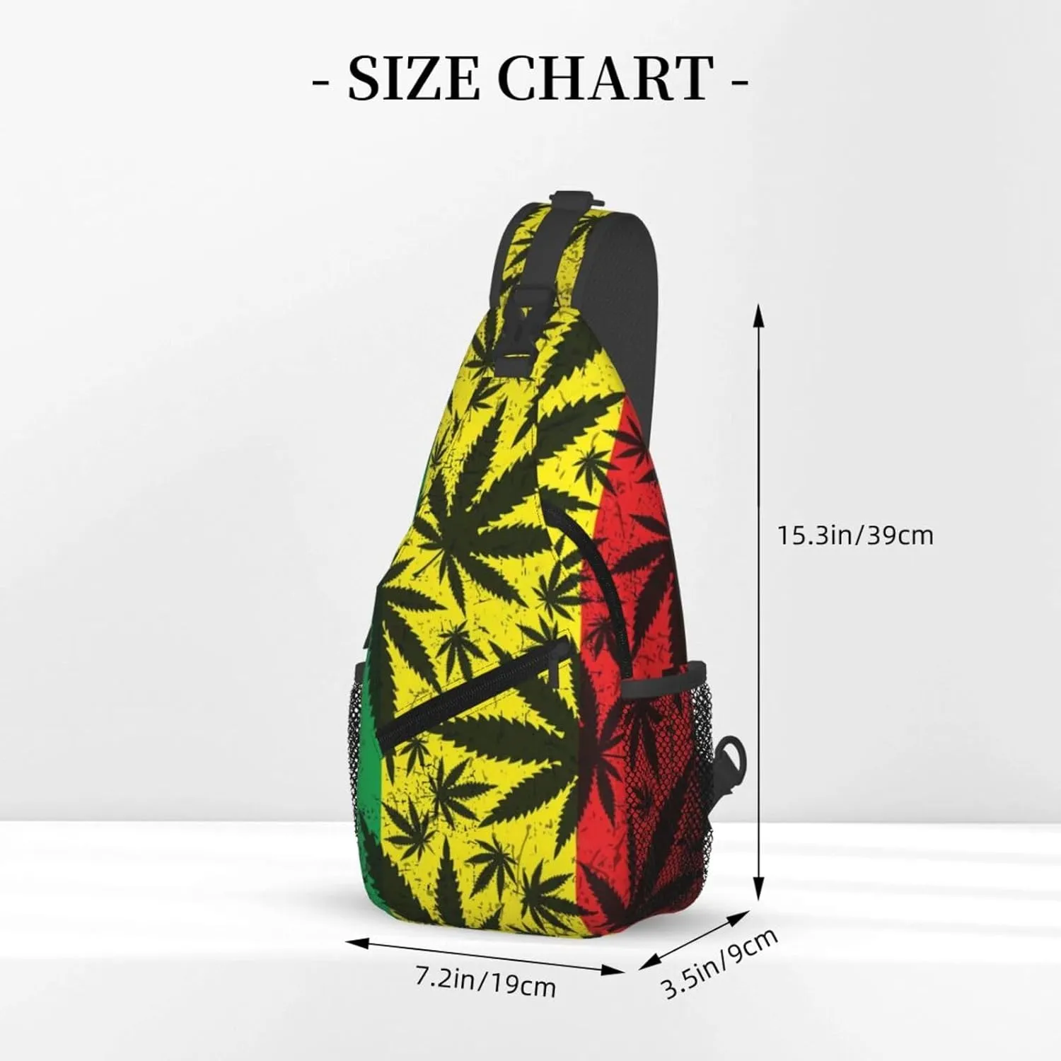Ugly Christmas Reindeers Snowflakes Crossbody Bags Men Cross Chest Bag Women Adjustable Sling Backpack Shoulder Bag