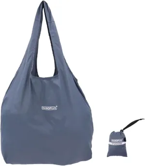 Ultimate Packable Travel Tote Bag - Reusable Shopping Bag - Compact & Portable & Lightweight (Gray, Standard)